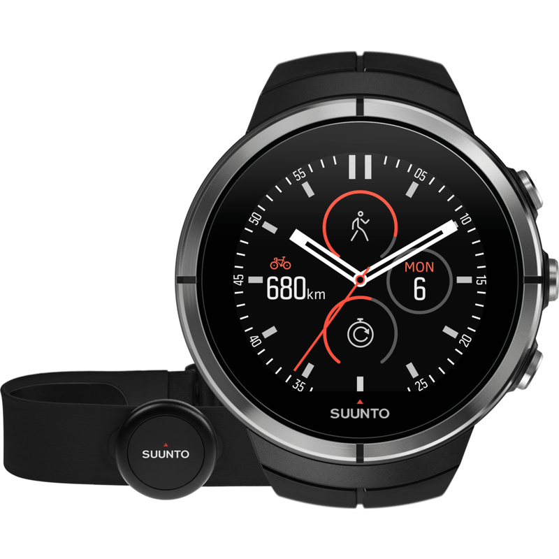 Suunto Spartan Ultra Multisport GPS Watch HR Bundle | Black SS022658000