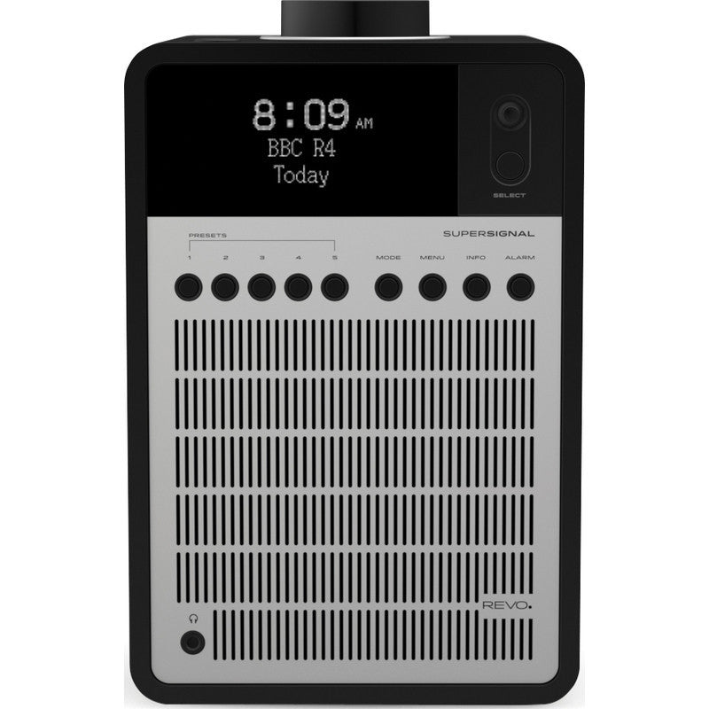 REVO SuperSignal Bluetooth Digital Radio | Matte Black/Silver