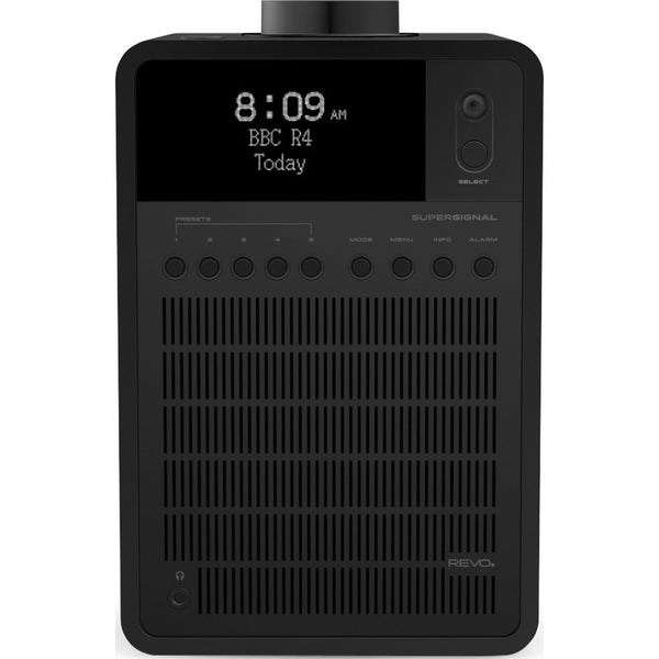 REVO SuperSignal Bluetooth Digital Radio | Shadow Matte Black/Black