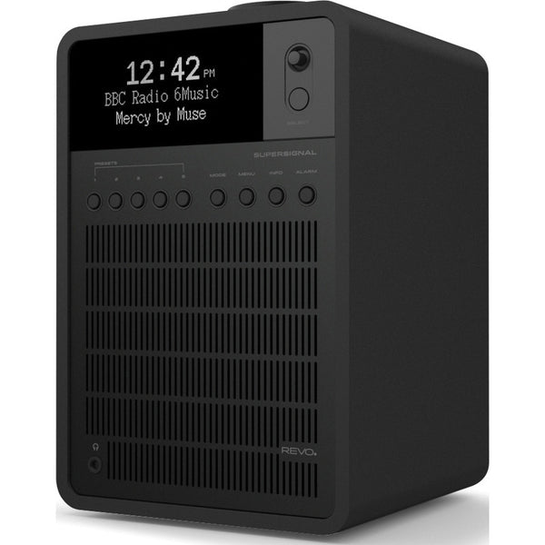 REVO SuperSignal Bluetooth Digital Radio | Shadow Matte Black/Black