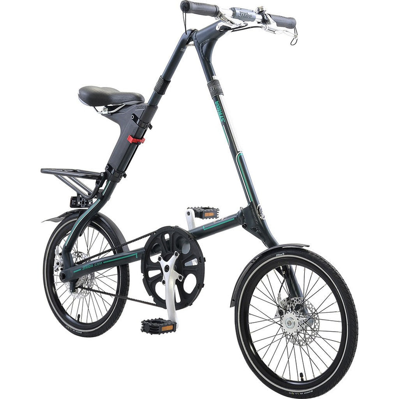 STRiDA SX Folding Bicycle | Matte Black ST1802-1-MI