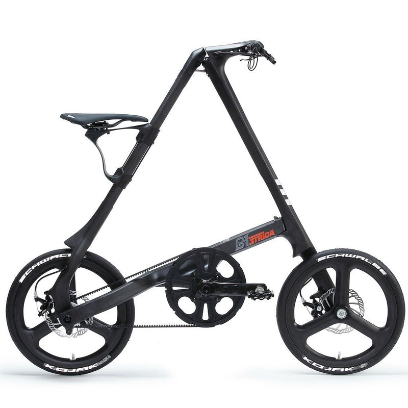 STRiDA C1 Folding Bicycle Matte Black ST1816-1-MI – Sportique
