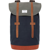 Sandqvist Stig Backpack | Multi Blue/Grey