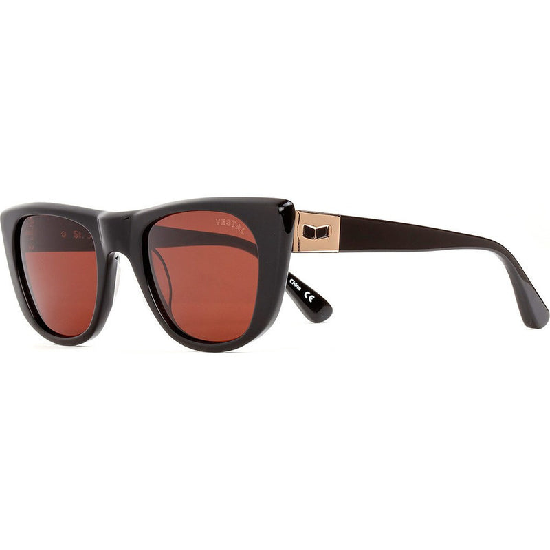 Vestal St. Jane Sunglasses | Black/Rosegold/Brown Polazrized VVSJ019