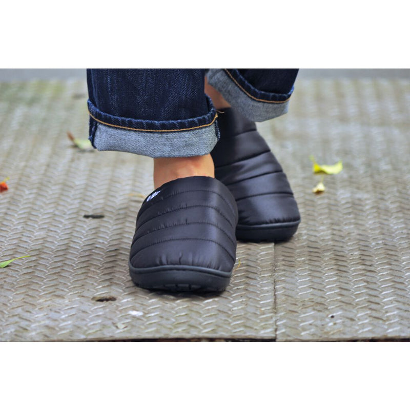 Subu Indoor/Outdoor Slippers | Insulated Black 6.5-7.5