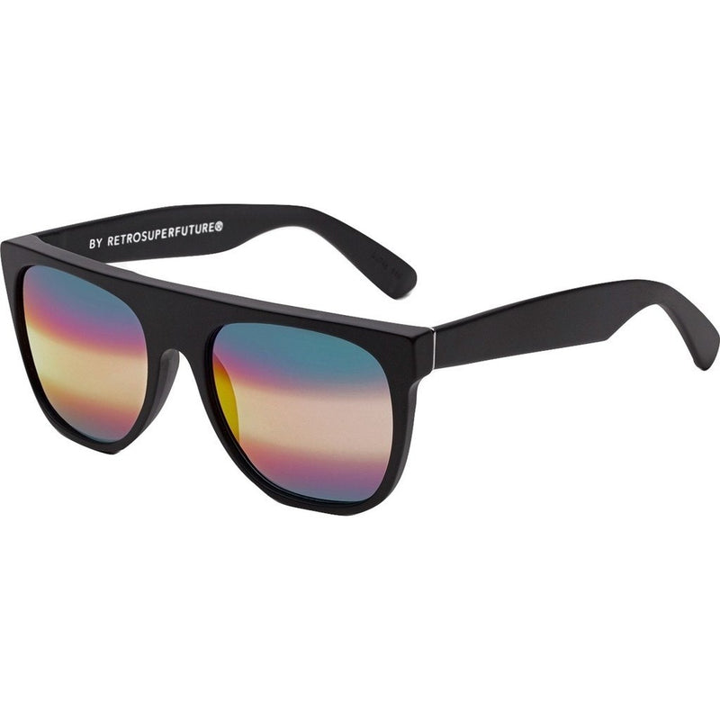 RetroSuperFuture Flat Top Sunglasses | Black/M3 T4D