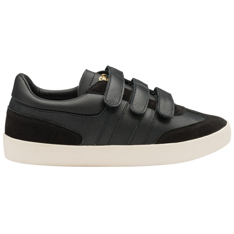 Gola Women's Super Nova Velcro Sneaker | Black/Black/Off White