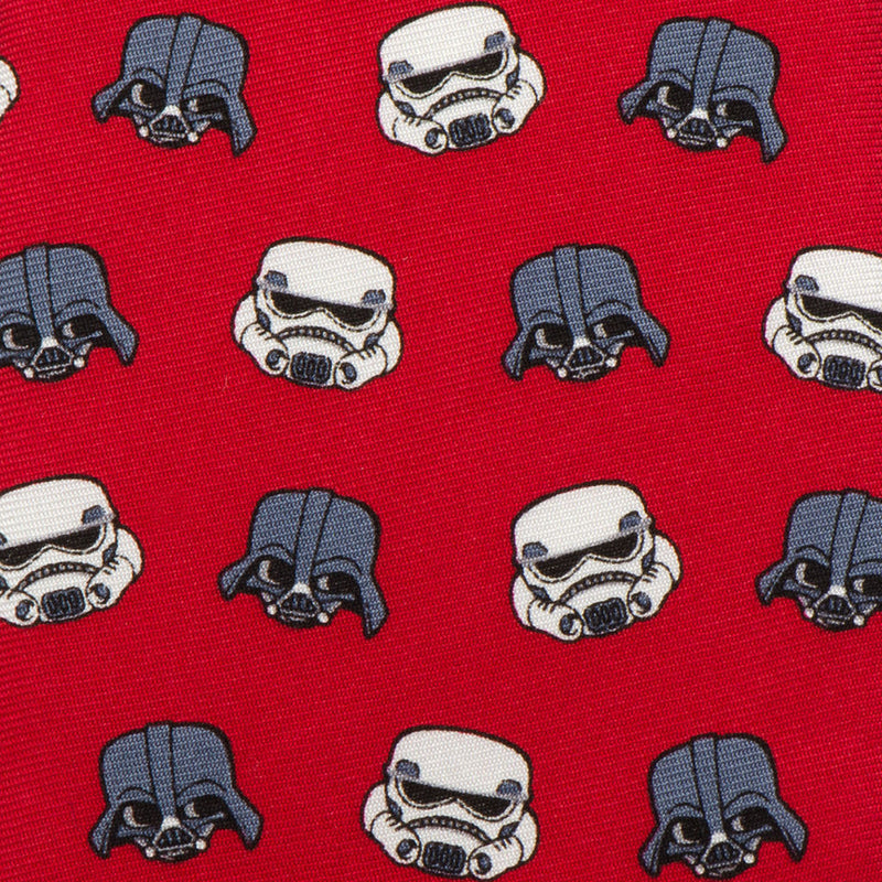 Cufflinks Star Wars Darth Vader and Stormtrooper Boys' Zipper Tie | Red SW-DVST-RD-KT