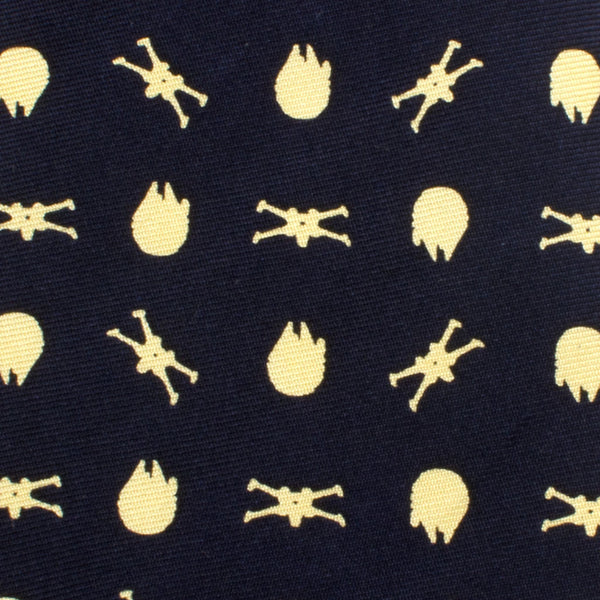 Cufflinks Star Wars Star Wars Battle Ships Big Boys' Silk Tie | Navy Blue SW-MFXW1-KT-BB