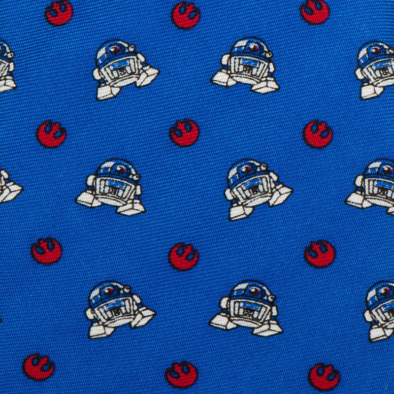 Cufflinks Star Wars R2D2 Blue Boys' Zipper Tie | Blue SW-R2REB-BL-KT