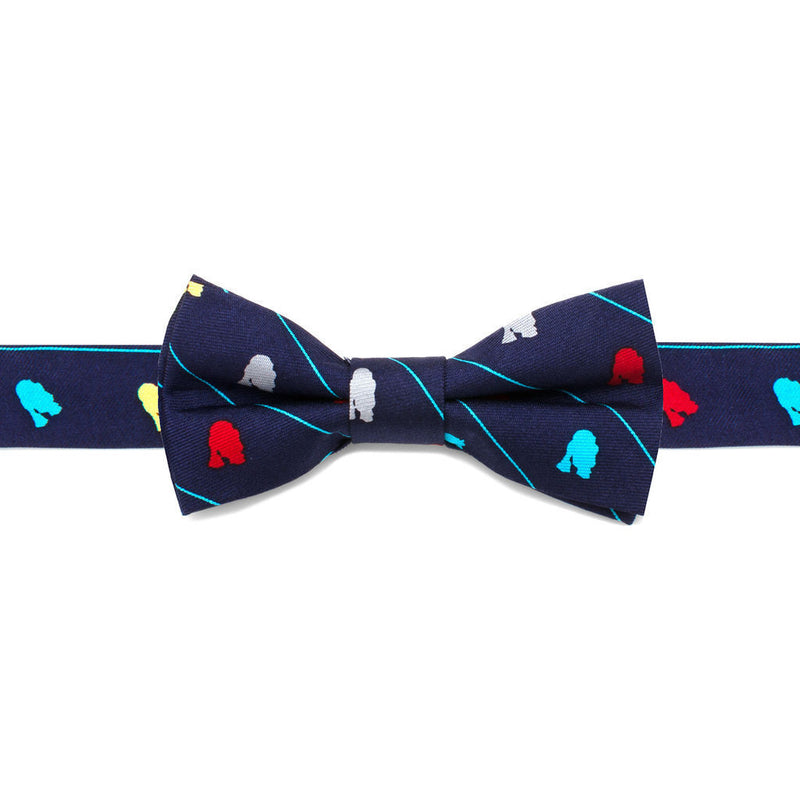 Cufflinks Star Wars R2D2 Striped Boys' Silk Bow Tie | Blue SW-R2ST-KBT