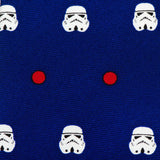 Cufflinks Star Wars Blue Stormtrooper Dot Boys' Zipper Tie | Blue SW-STDT-BL-KT