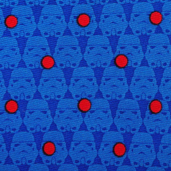Cufflinks Star Wars Stormtrooper Dot Blue Boys' Zipper Tie | Blue SW-STDT2-BL-KT