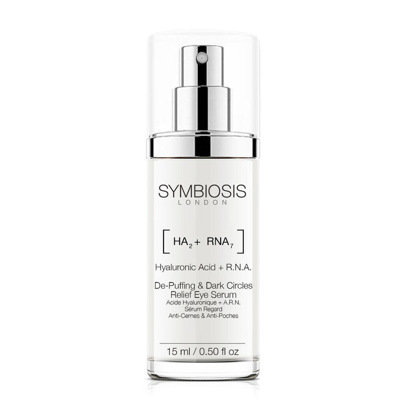 Symbiosis London De-puffing & Dark Circles Relief Eye Serum | Hyaluronic Acid + R.N.A.