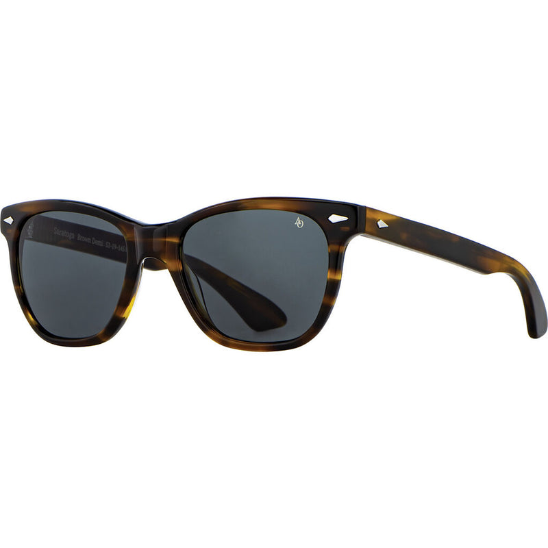 American Optical Saratoga Grey Nylon Sunglasses 55-14-140mm | Brown Demi Grey Nylon