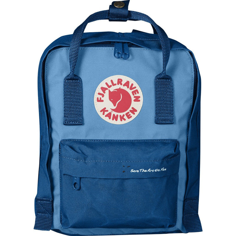 Fjallraven Save the Arctic Fox Kanken Mini Backpack | Lake Blue/Air Blue F23496-539-508