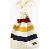 Faribault Revival Stripe Wool Scarf | Bone White 1930 10x72