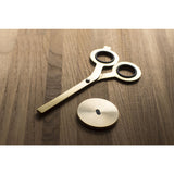 HMM Scissors with Base | Gold CW-010