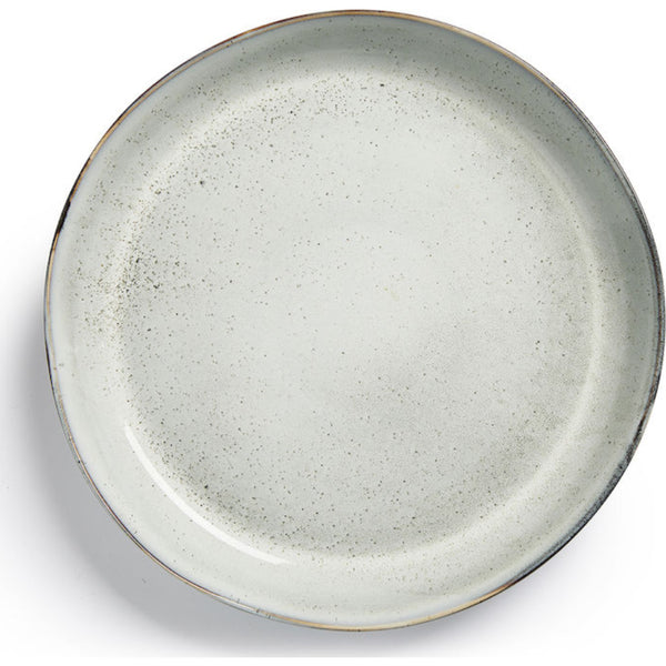 Sagaform Nature serving plate, light grey 5017891 white