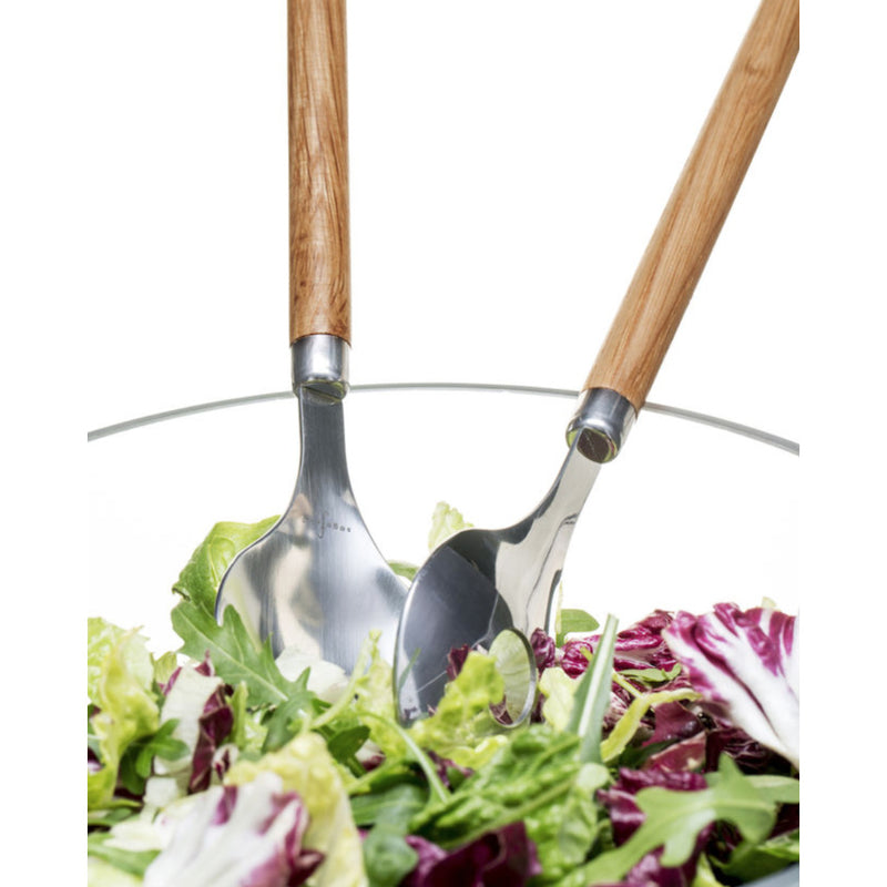 Sagaform Nature salad utensils 5017605 brown