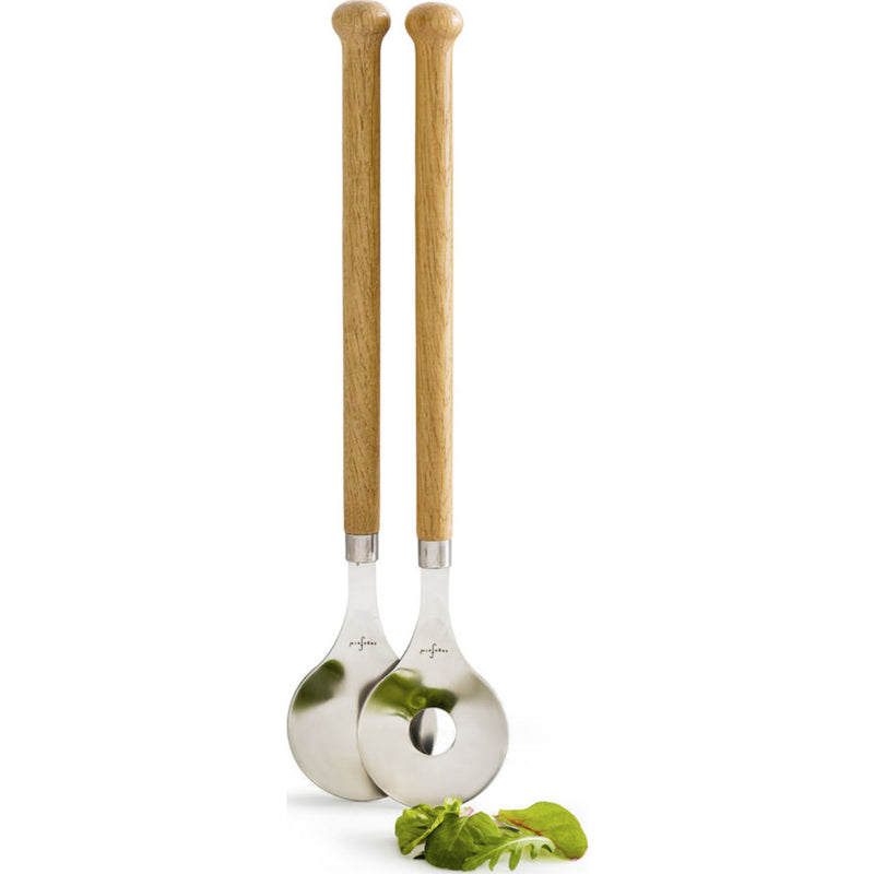 Sagaform Nature Salad Utensils | Stainless Steel
