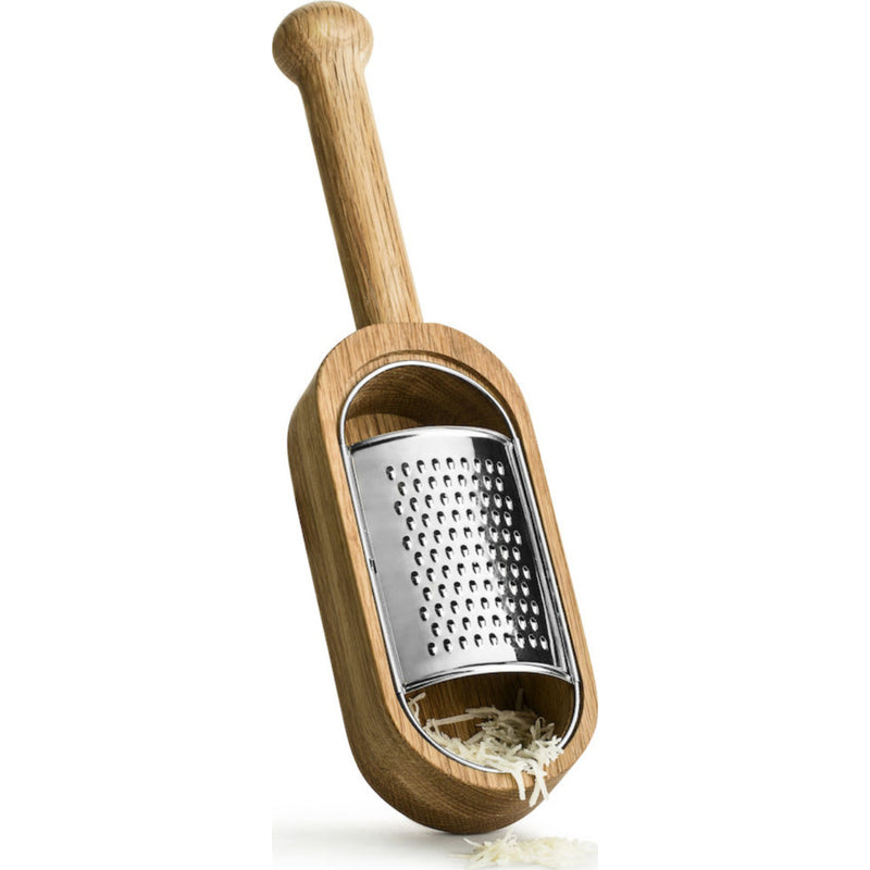 Sagaform Nature cheese grater/server 5017866 silver/brown