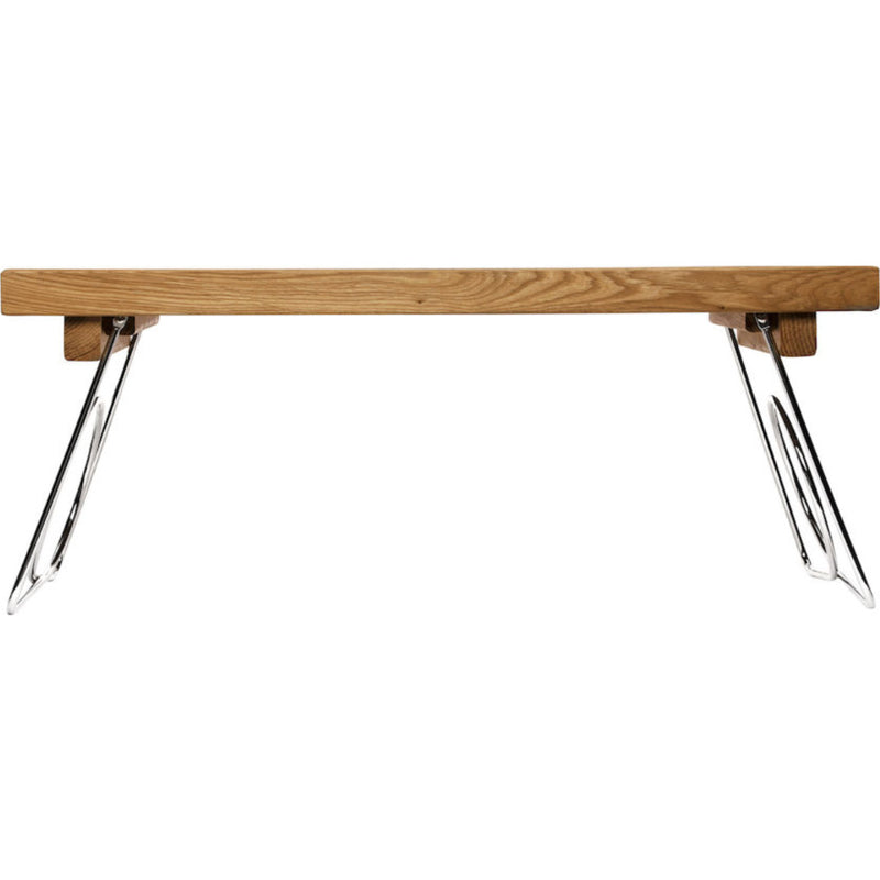 Sagaform Nature Bed Tray with Folding Legs | Stainless Steel