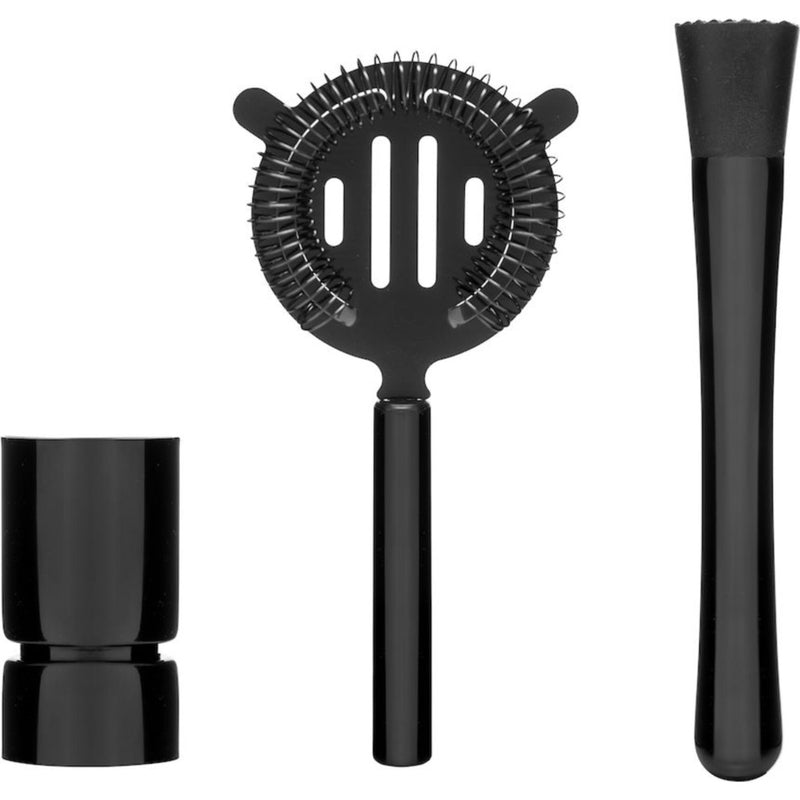 Sagaform Club cocktail set 5017613 silver/brown