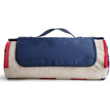 Sagaform Nautical picnic blanket 5017797 silver/brown
