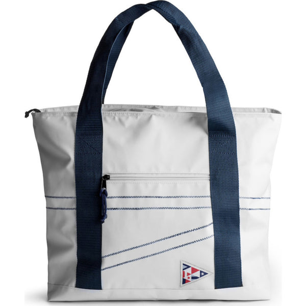 Sagaform Nautical cooler bag, large, white 5017823 silver/brown