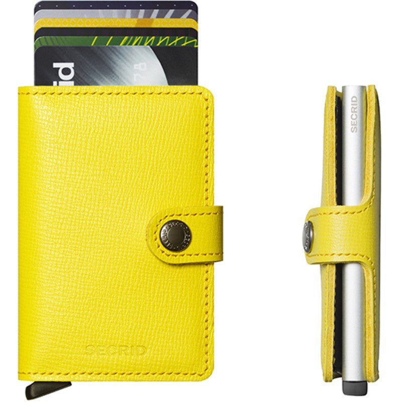 Secrid Mini Wallet Crisple | Lemon