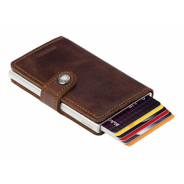 Secrid Mini Wallet Vintage | Brown