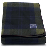 Faribault Shadow Plaid Throw | Wool