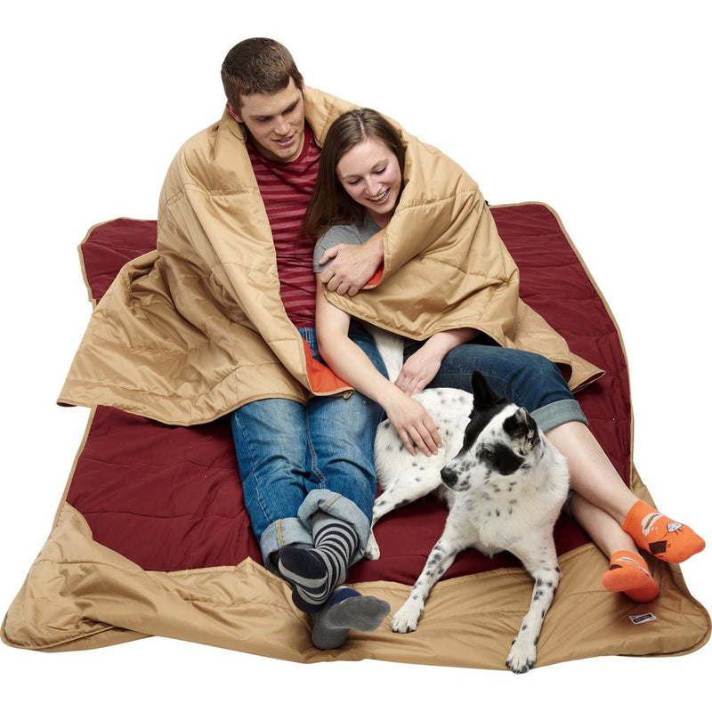 Kelty Shindig Blanket | Canyon Brown/Garnet Red/Lava 35416017CYB