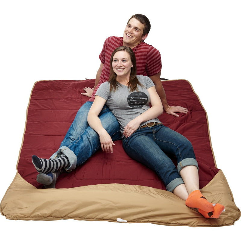 Kelty Shindig Blanket | Canyon Brown/Garnet Red/Lava 35416017CYB