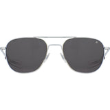 American Optical Original Pilot Sunglasses Bayonet | Silver/Nylon Grey