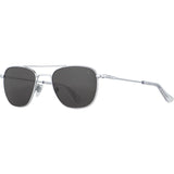 American Optical Big Original Pilot Sunglasses Standard | Silver/Polarized Glass Grey