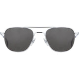 American Optical Small Original Pilot Sunglasses Standard | Silver/Polarized Nylon Grey