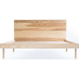 Kalon Simple Wood Bed Frame w/Headboard