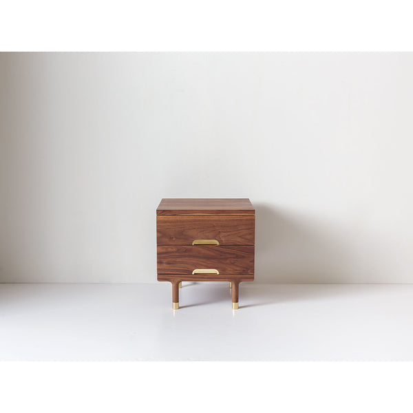 Kalon Simple Wood Side Table | Walnut 803-W-WS