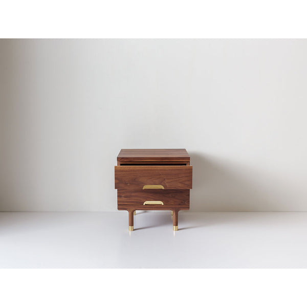 Kalon Simple Wood Side Table | Walnut 803-W-WS