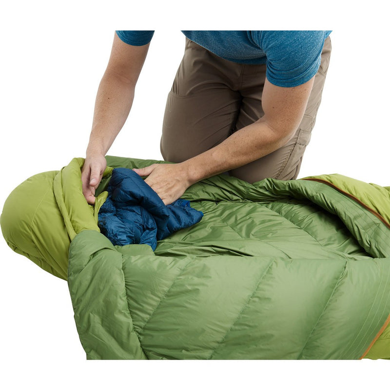 Kelty Sine 20F/EN 19F 800 Dridown Sleeping Bag | Woodvine Long Lh 35413017LL