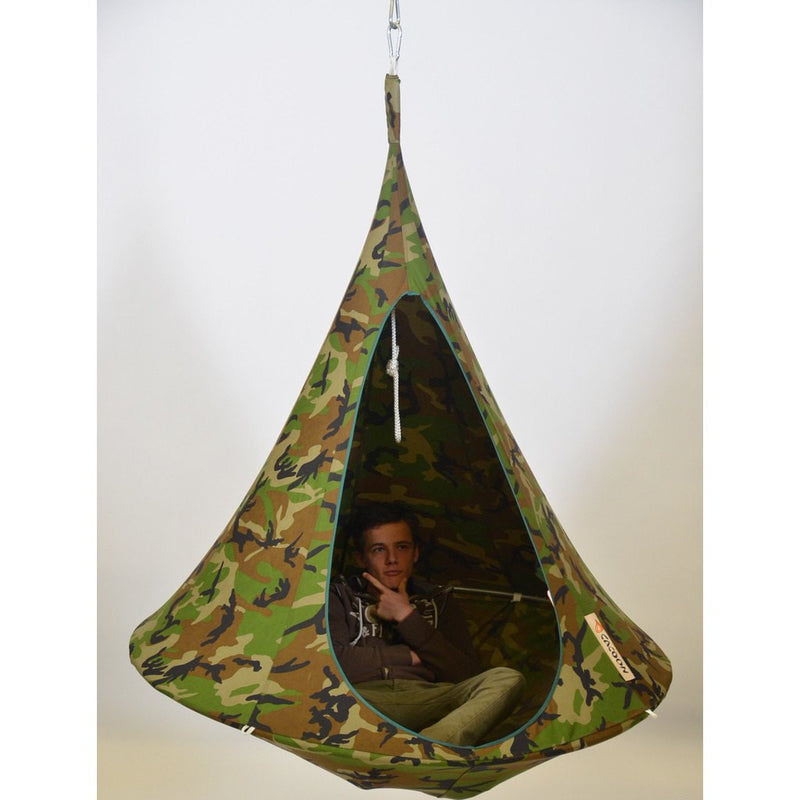 Cacoon Single Hanging Hammock | Camouflage SC009