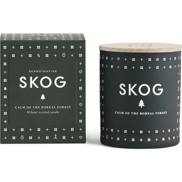 Skandinavisk SKOG Scented Candle + Wood Lid | 190 grams Lid- 01102 