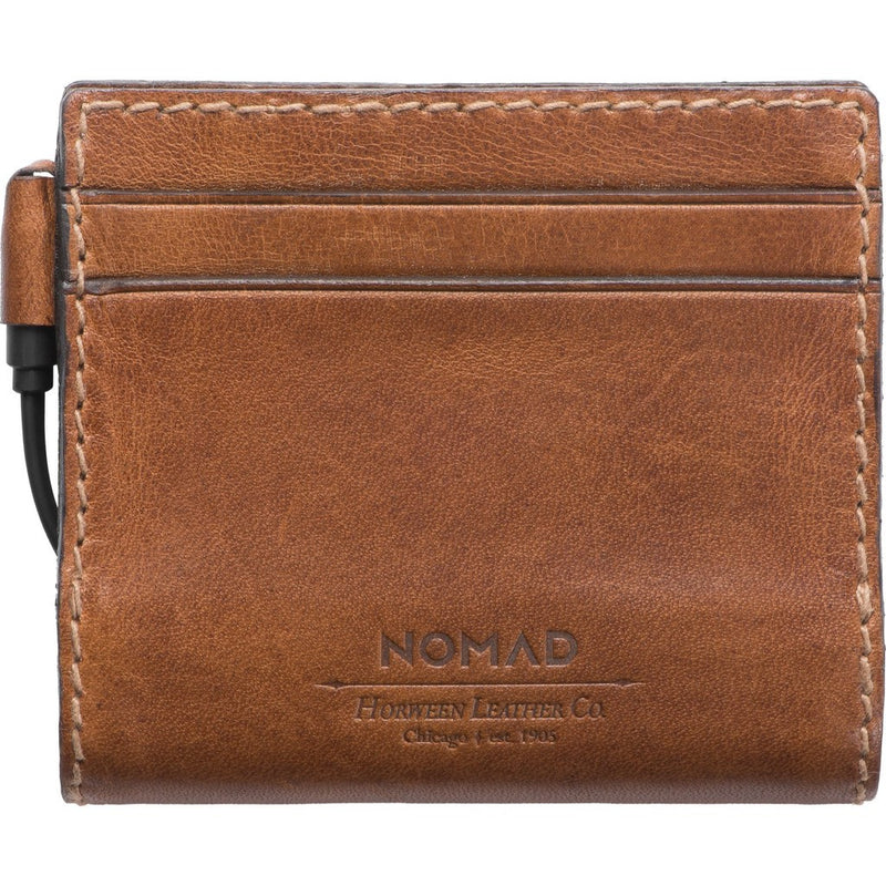 Nomad Horween Leather Slim Charging Wallet | Brown WALLET-LIGHTNING-SLIM-HORWEENBRN