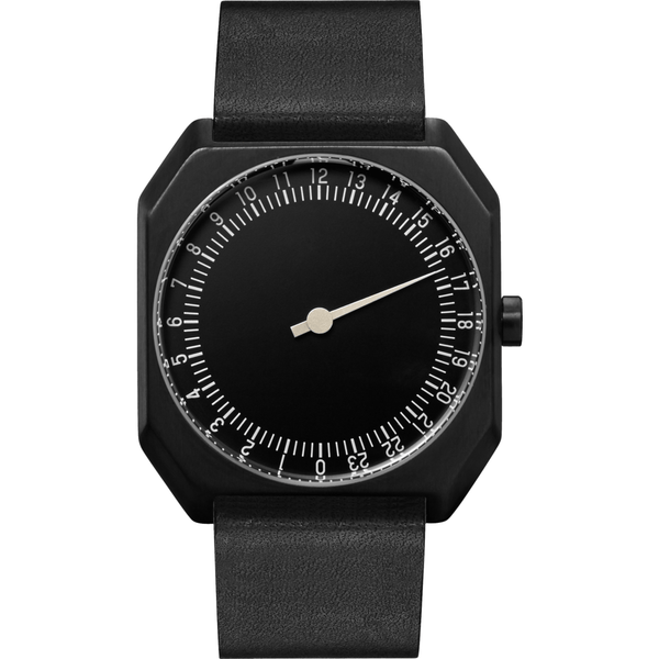 slow Jo 24ÊBlack Watch | Black Vintage Leather