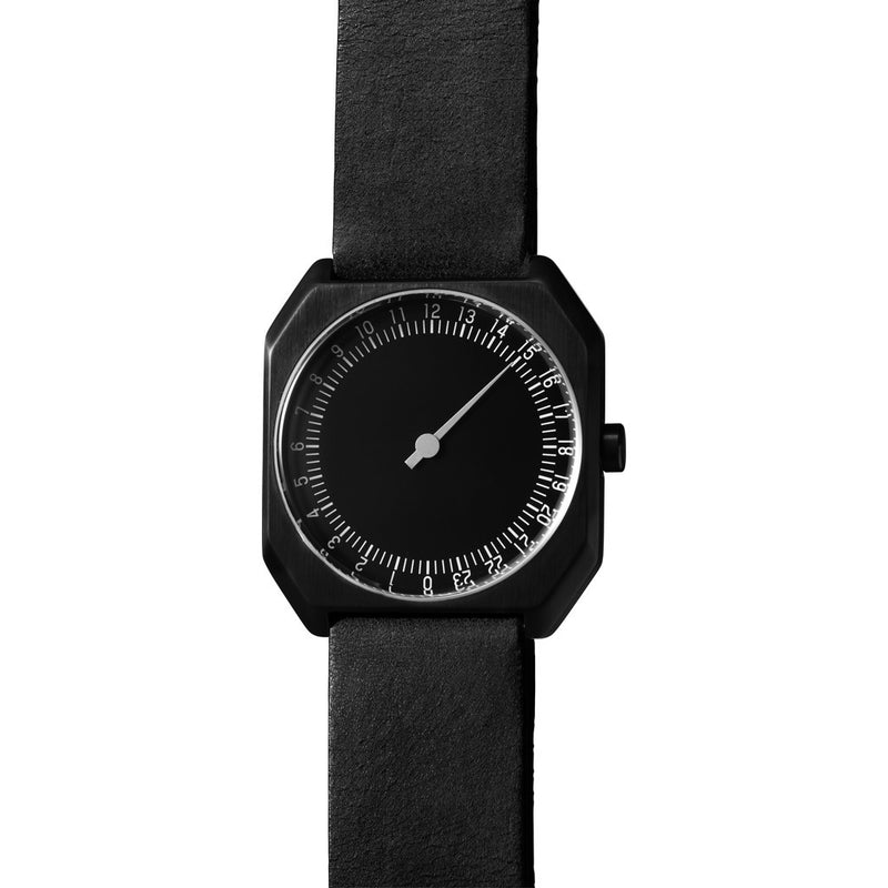 slow Jo 24ÊBlack Watch | Black Vintage Leather