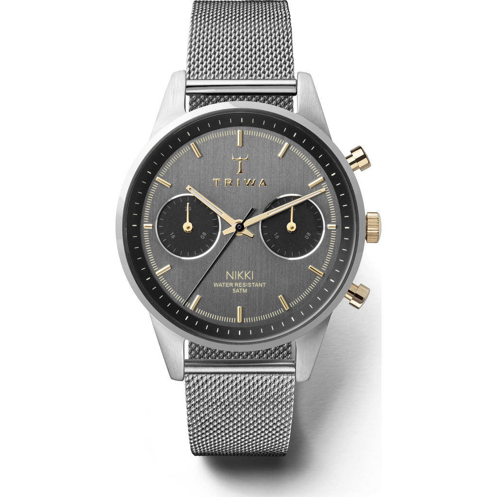 Triwa Smoky Nikki Watch Steel Mesh Super Slim – Sportique