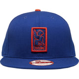 Chrome Mets Snapback Hat | Blue/Orange