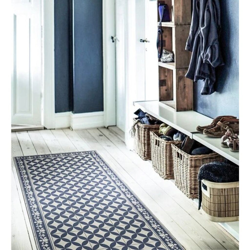 Beija Flor Sofi Floor Mat | Navy